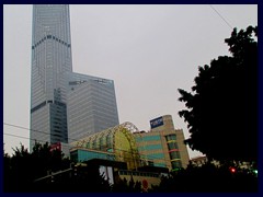 China International Center (62 floors, 269m, built 2007) and China Plaza shopping center.